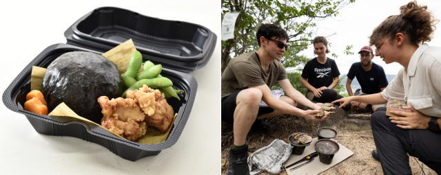 経小屋山から宮島の絶景を眺めながらお弁当＆焼きカキタイム