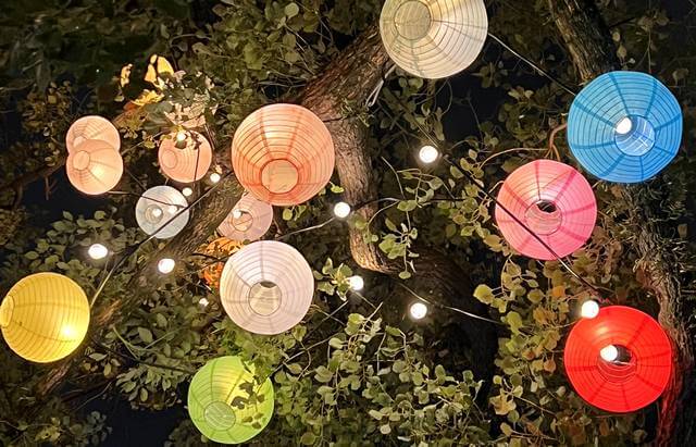 広島ドリミネーション2025、提灯イルミネーション
