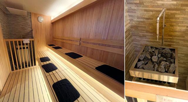 せとうちサイクルステイズ広島宇品 サウナと自動ロウリュウ