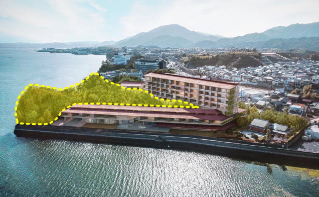宮島口にヒルトン系高級ホテル「LXRホテルズ&リゾーツ」観音岬の活用はどうなる