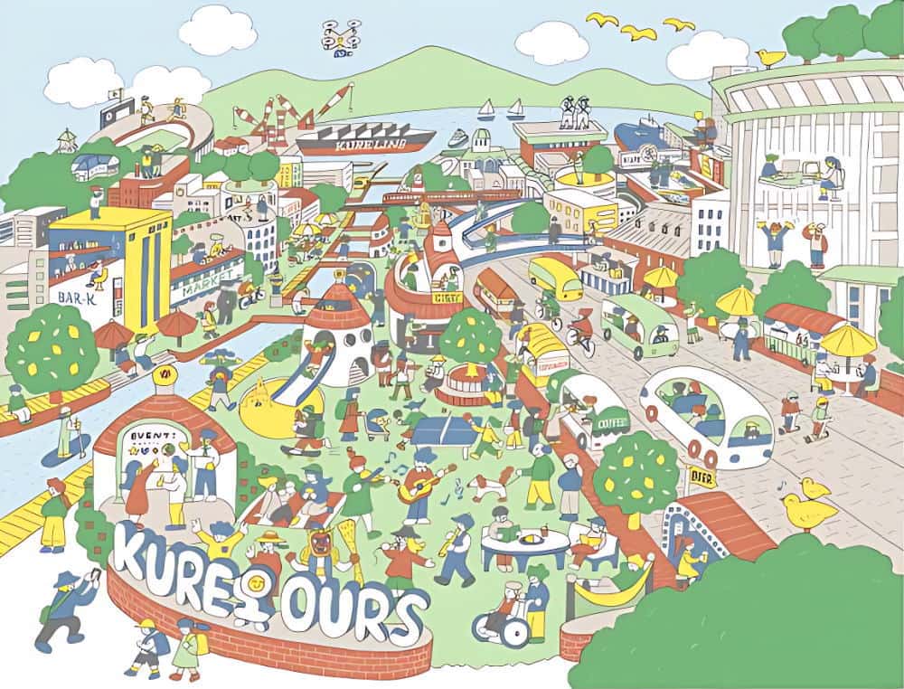 呉市の公園が「もぐもぐぱーく」に！キッチンカー出店、まちなか社会実験で