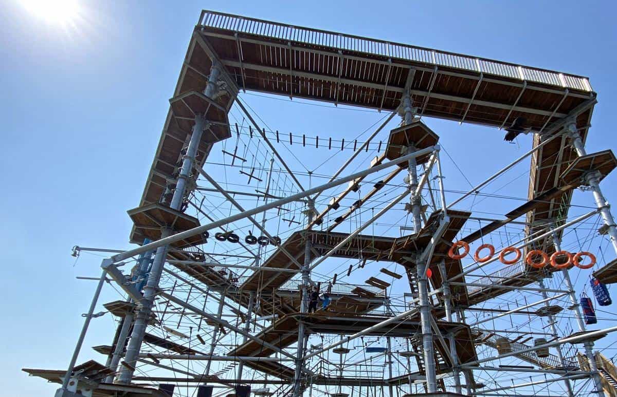 中四国初の空中アスレチック、広島県福山市に初登場！