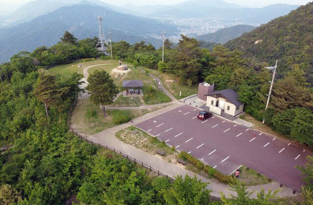 絵下山公園「展望デッキ」設置前の全体の様子
