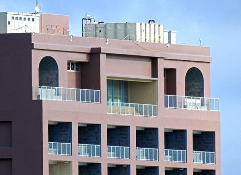 界 宮島(星野リゾート)海側から見た様子