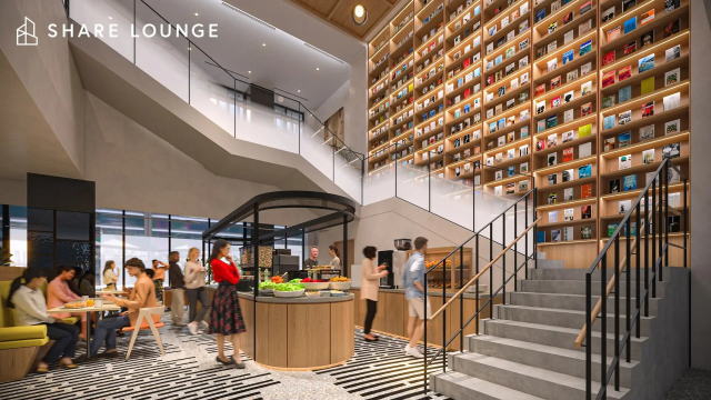 東急ステイ メルキュール 広島 シェアラウンジ