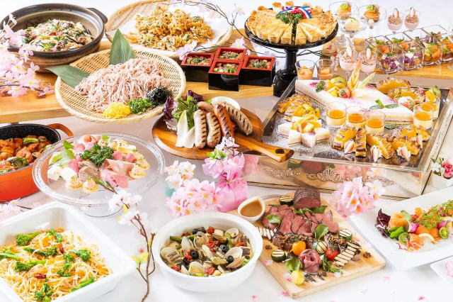 桜ランチブッフェ ザ ロイヤルパークホテル 広島リバーサイド