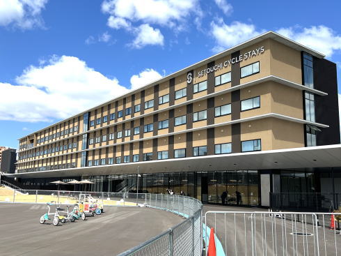 アーバンサイクルパークス広島内にあるホテル「せとうちサイクルステイズ広島宇品」