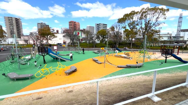 アーバンサイクルパークス広島 ウエストパークのこども遊具