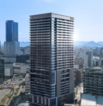 （仮称）広島駅北口計画 建設されるタワーイメージ