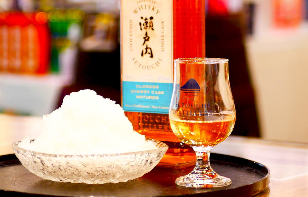 大人のご褒美かき氷、誕生。呉 三宅本店限定の日本酒・ウイスキー特製シロップで