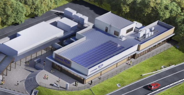 瀬戸田PA（上り）リニューアル後 俯瞰写真