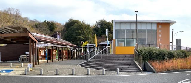 瀬戸田パーキングエリア（上り）リニューアル前 全景
