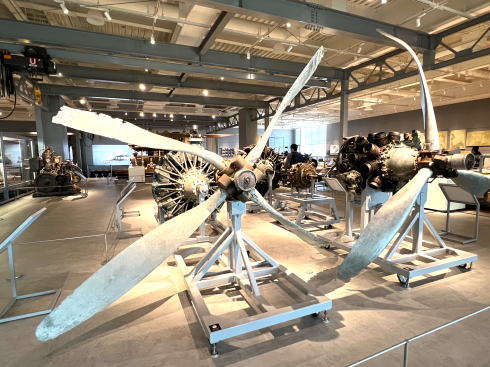大和ミュージアム 3階展示室 プロペラ実物