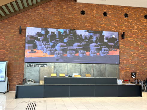 大和ミュージアム ロビーに大型ビジョン設置