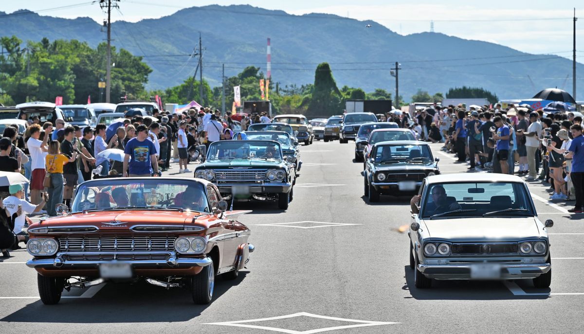 名車ズラリ!全国から広島にオールジャンルの車250台集結する展示イベント