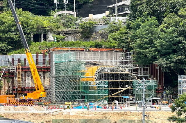 広島高速5号線 工事中の様子3