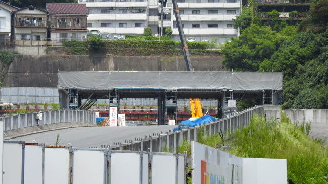 広島高速5号線 工事中の様子2