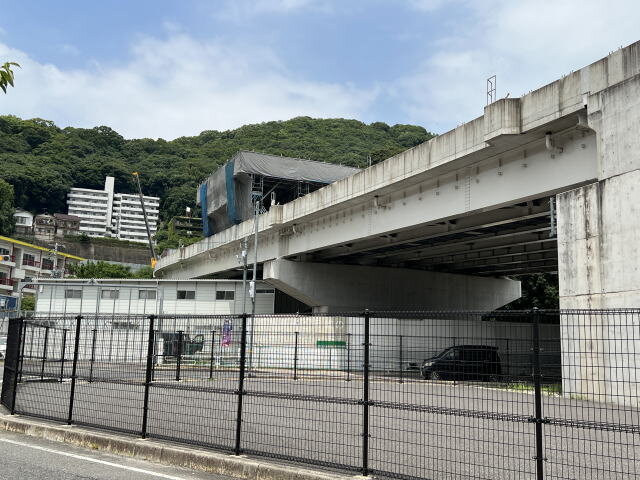 広島高速5号線 工事中の様子1