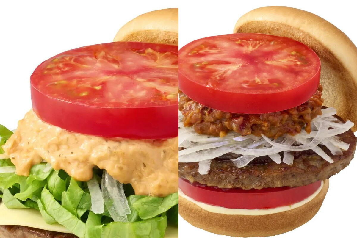 広島県産の厚切り「高野王様トマト」をガブリ！モスバーガーで11日間限定の特別バーガー登場