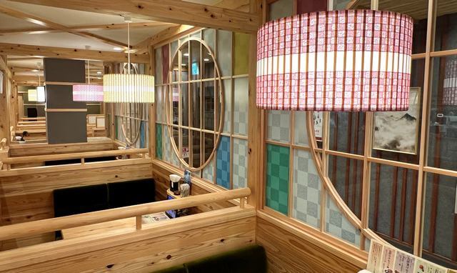 コメダの和喫茶「おかげ庵 広島本通店」内装も和の雰囲気で可愛らしく